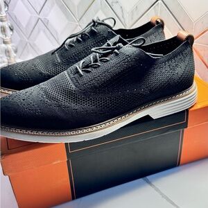 Men’s LA MILANO Comfort Shoes lace up Mesh Cloth Memory Foam